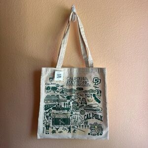 NWT Cal Poly canvas tote bag